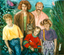 Fam.S., 120x150cm, Öl