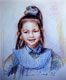 T.T., 60x50cm, Farbstift
